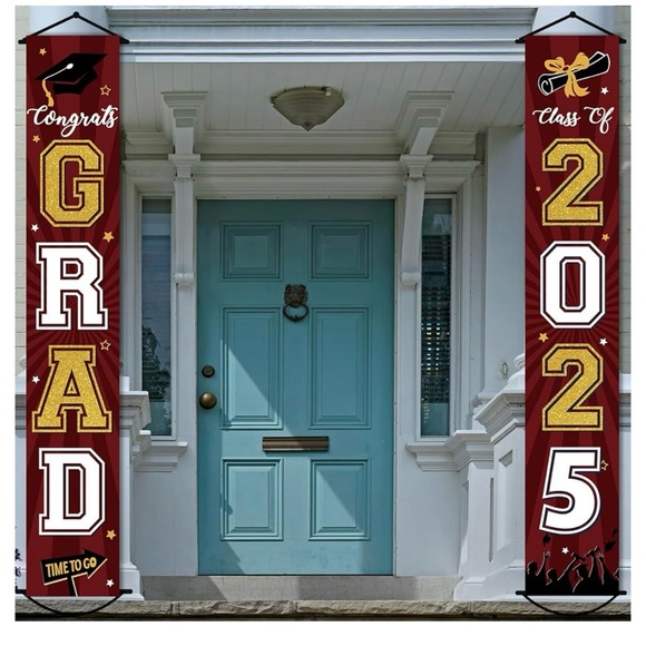 Graduation Card Set with Maroon and Gold Accents - Picture 4 of 4